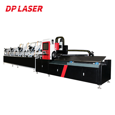 3D Metal Pipe Industrial Laser Solutions Auto Feeding Round Tube Square Tube 150m/min