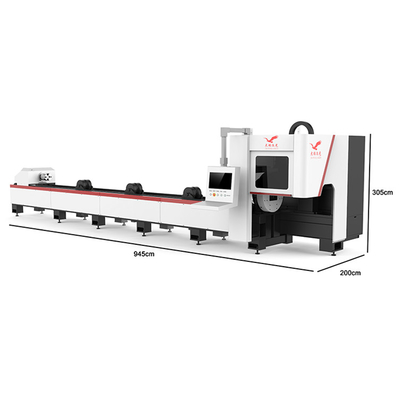 6022 Metal Round Square Tube Laser Cutting Machine CNC Automatic Type 100m/min